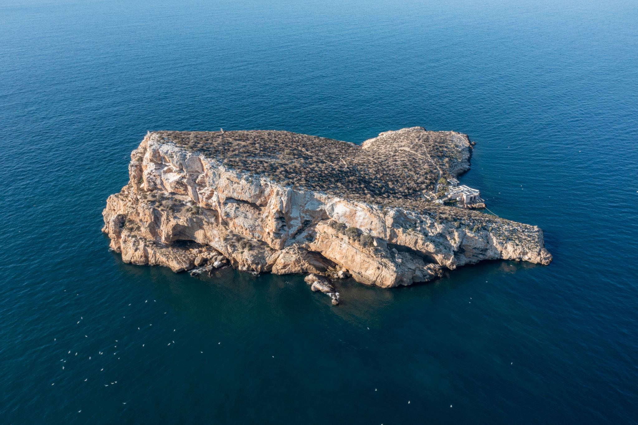 Isla Benidorm aerea